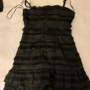 black mini dress
